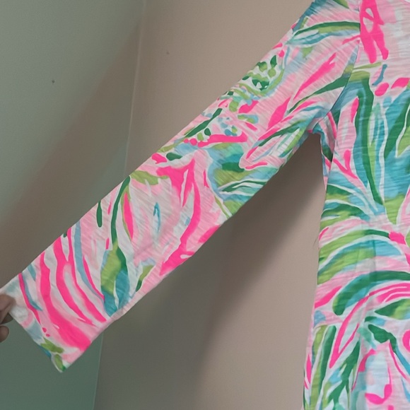 Lilly Pulitzer Kaia Knit Multi Croc My World Tunic Top Size M - Picture 4 of 9